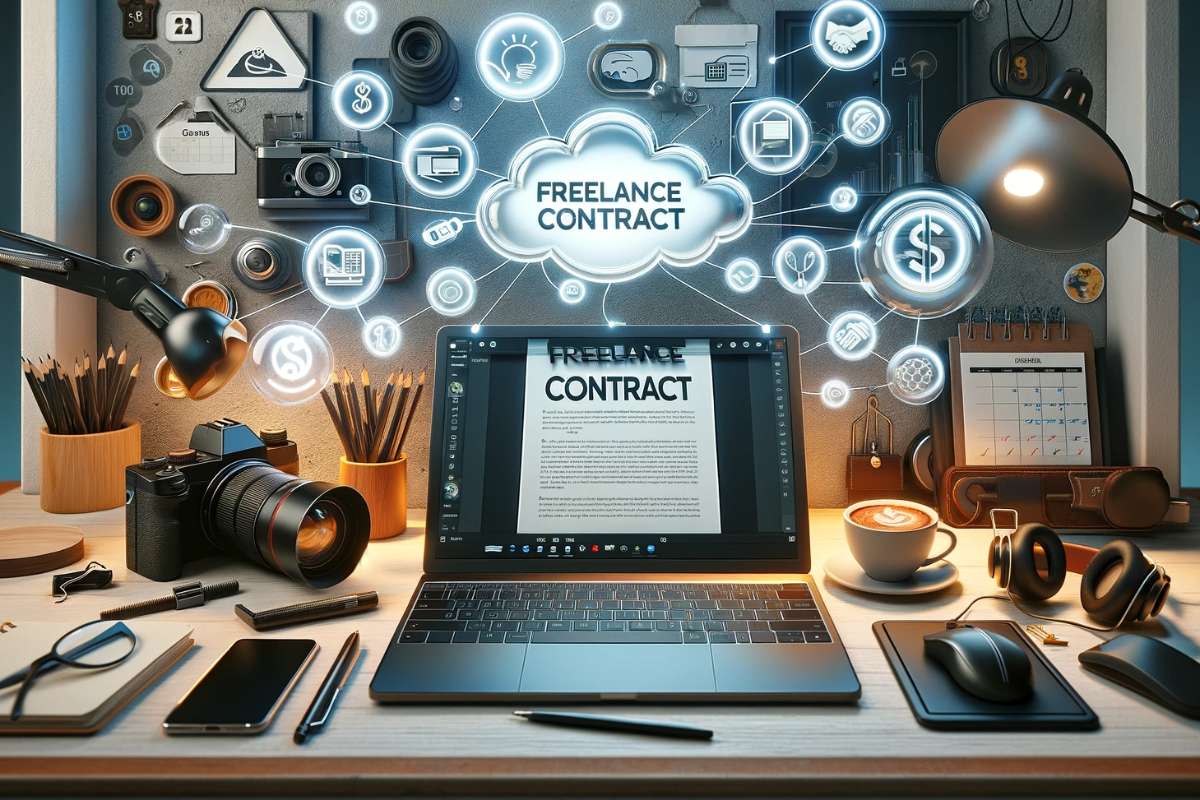 harmonogram pracy dla freelancera ekran z kalendarzem i terminami zleceń do realizacji